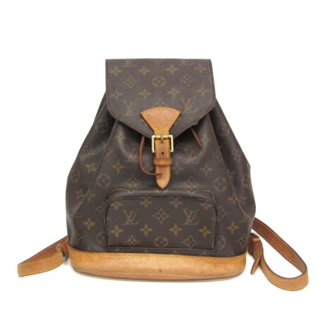 Louis Vuitton // Monogram Coated-Canvas + Leather Montsouris Backpack // Monogram Brown // Pre-Owned