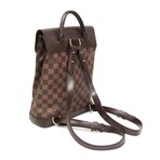 Louis Vuitton // Damier Canvas Soho Backpack // Damier Ebene // Pre-Owned