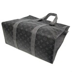 Louis Vuitton // Monogram Eclipse Coated-Canvas Cabas Zippe Tote Bag // Black + Gray // Pre-Owned