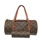 Louis Vuitton // Monogram Coated-Canvas + Leather Papillon Handbag // Monogram Brown // Pre-Owned