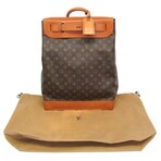 Louis Vuitton // Monogram Canvas + Leather Vintage Steamer Bag // Monogram Brown // Pre-Owned