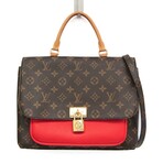 Louis Vuitton // Monogram Coated-Canvas + Leather Marignan Handbag // Monogram Brown + Coquelicots // Pre-Owned