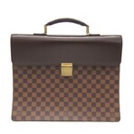 Louis Vuitton // Damier Canvas Altona Briefcase // Damier Ebene // Pre-Owned
