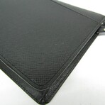 Louis Vuitton // Taiga Leather Selenga Clutch Bag // Ardoise // Pre-Owned