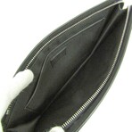 Louis Vuitton // Damier Infini Leather Standing Pouch // Noir // Pre-Owned