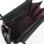 Bulgari // Leather Shoulder Bag // Black + Light Purple // Pre-Owned