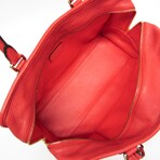 Loewe // Leather Amazona Handbag // Red Orange // Pre-Owned