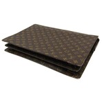 Louis Vuitton // Monogram Coated-Canvas + Leather Serviette Fermoir Briefcase // Monogram Brown // Pre-Owned