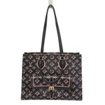 Louis Vuitton // Monogram Coated-Canvas OnTheGo Fall For You Handbag // Black + Rose // Pre-Owned