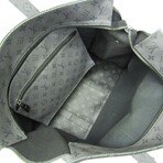 Louis Vuitton // Monogram Eclipse Coated-Canvas Cabas Zippe Tote Bag // Black + Gray // Pre-Owned