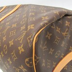 Louis Vuitton // Monogram Coated-Canvas + Leather Keepall Boston Bag // Monogram Brown // Pre-Owned