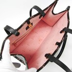 Louis Vuitton // Monogram Coated-Canvas OnTheGo Fall For You Handbag // Black + Rose // Pre-Owned