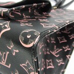 Louis Vuitton // Monogram Coated-Canvas OnTheGo Fall For You Handbag // Black + Rose // Pre-Owned