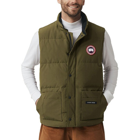 Canada Goose // Men's // Freestyle Crew Vest // Military Green (S)