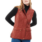 Barbour // Women's // Wray Gilet Vest // Burnt Henna Brown (8)