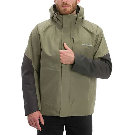 Grundens // Men's // Buoy X GORE-TEX Jacket // Deep Lichen Green (S)