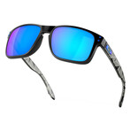 Oakley // Unisex // Holbrook Prizm Polarized Sunglasses // Polished Black + Prizm Deep Water Polar