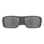 Oakley // Unisex // Heliostat Prizm Polarized Sunglasses // Matte Black + Prizm Black Polarized