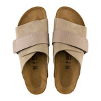 Birkenstock // Men's Kyoto Sandal // Taupe Suede (44)