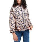 Barbour // Women's // Printed Reversible Apia Quilt Jacket // Eternal Ink + Light Trench Starling Print (US 6/UK 10)