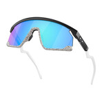 Oakley // Unisex // Bxtr Prizm Sunglasses // MatteBlack + Gray Sp + Prizm Sapphire
