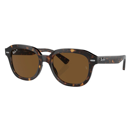 Ray-Ban // Unisex // Erik Polarized Sunglasses // Havana + Polar Brown