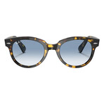 Ray-Ban // Unisex // Orion Sunglasses // Yellow Havana + Clear Gradient Blue
