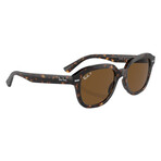 Ray-Ban // Unisex // Erik Polarized Sunglasses // Havana + Polar Brown