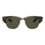Ray-Ban // Unisex // Mega Clubmaster Sunglasses // Havana + Green