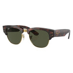 Ray-Ban // Unisex // Mega Clubmaster Sunglasses // Havana + Green