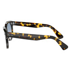 Ray-Ban // Unisex // Orion Sunglasses // Yellow Havana + Clear Gradient Blue