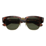 Ray-Ban // Unisex // Mega Clubmaster Sunglasses // Havana + Green