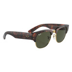 Ray-Ban // Unisex // Mega Clubmaster Sunglasses // Havana + Green