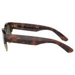 Ray-Ban // Unisex // Mega Clubmaster Sunglasses // Havana + Green