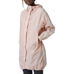 Helly Hansen // Women's // Desire Long Wind Jacket // Rose Smoke (XS)