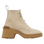 SOREL // Women's // Hi-Line Heel Lace Boot // Bleached Ceramic + Caribou Buff (7)