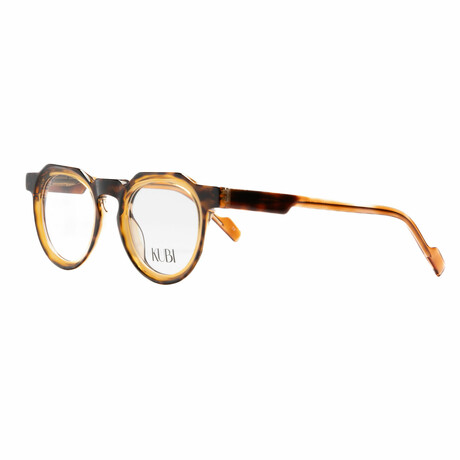 Unisex // Round Optical Frame // Champagne + Tortoise