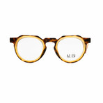 Unisex // Round Optical Frame // Champagne + Tortoise