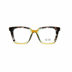 Unisex // Square Optical Frame // Green + Tortoise