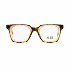 Unisex // Square Optical Frame // Champagne + Tortoise