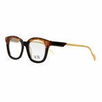Unisex // Square Optical Frame // Brown + Ivory