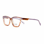 Women's // Cat Eye Optical Frame // Purple + Orange
