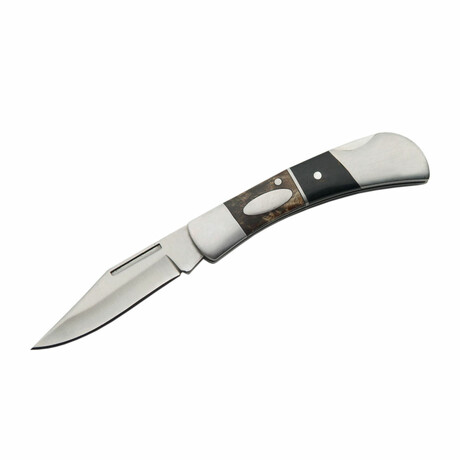 3.5" Dark Brownwood Folder