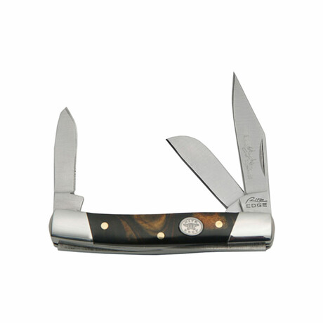 2.75" 3 Blade Black Pearl Stockman