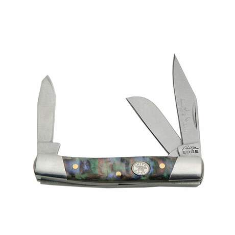 2.75" 3 Blade Purple Pearl Stockman