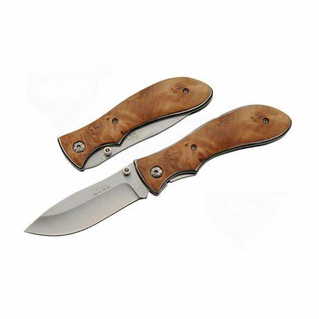 4" Burl Wood Folder