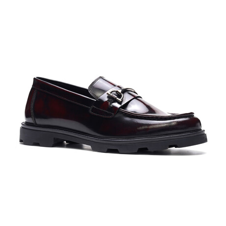 Samuel Leather Bit Loafer // Burgundy (US: 7)
