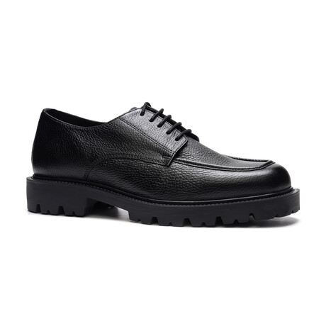 Morgan Leather Lace-Up Derby Shoe // Black (US: 7)