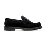 Samuel Suede Bit Loafer // Black (US: 9)