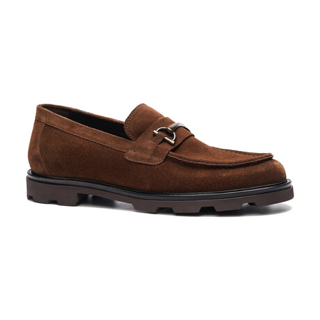 Samuel Suede Bit Loafer // Brown (US: 7)